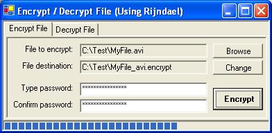 Encrypting Files In C Sharp